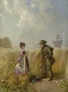 Nachfolge: Die Begegnung Im Korn by Carl Spitzweg