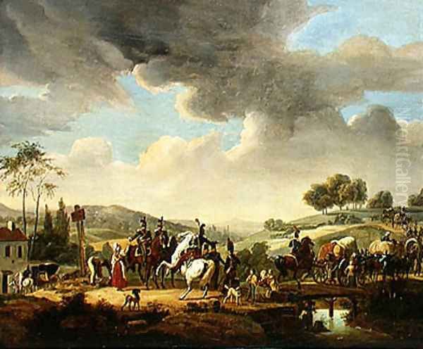 Convoy Escorted by French Dragoons - view 1
