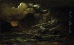 Die Hohle Des Drachen by Carl Spitzweg