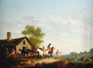 Horse Racing by Joseph Swebach-Desfontaines
