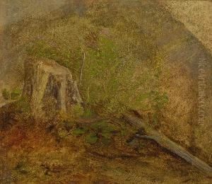 Waldstudie. by Carl Spitzweg