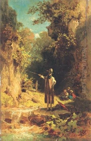 Der Angler (the Fisherman) - view 1