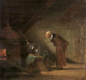 Der Alchemist by Carl Spitzweg