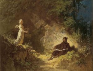 Die Versuchung by Carl Spitzweg