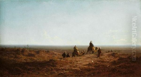 A Caravan Crossing The Plain - view 1