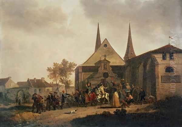 Pillage of a Church during the Revolution - view 1