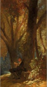 Der Philosoph Im Walde (the Philosopher In The Wood) by Carl Spitzweg