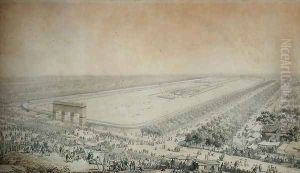 General View of the Champ-de-Mars during the Fete de la Federation, 14th July 1790