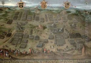 The Battle of Moncontour, 30 October 1569, 1587 by Jan Snellinck