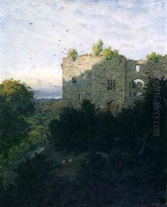 The Last Gleam, 1866 by Walter Fryer Stocks