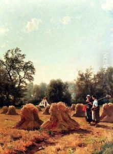 The Harvesters: An Allegory Of Summer by Jacobus Nicolaas Tjarda Van Stachouwer