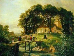 Going to Church in Alt-Rahlstedt, 1861