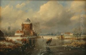 Skating On A Frozen Lake