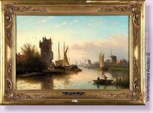 Paysage Lacustre Anime En Hollande
