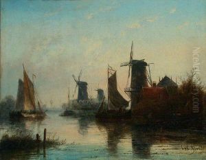 Dutch Canal Scene Dutch Canal Scene