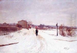 Snowy landscape Snowy landscape