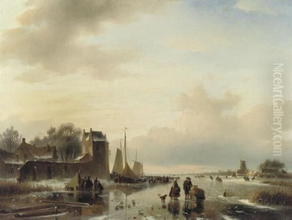 A Busy Day On The Ice - view 1