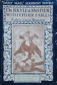 Front cover of The Strange Case of Dr. Jekyll and Mr. Hyde by Robert Louis Stevenson 1850-94 c.1910 by Edmund Joseph Sullivan