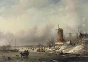 A Winter's Day by Jan Jacob Coenraad Spohler