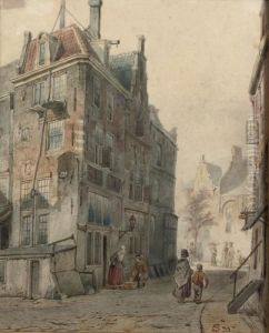 View Of A Dutch Town