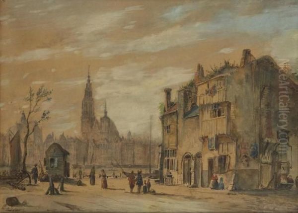 Anvers, Vu De Sainte Anne - view 1
