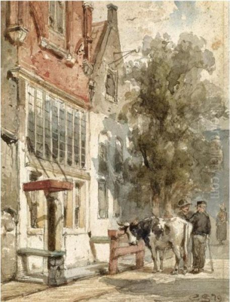 A Street Scene In Monnickendam - view 1