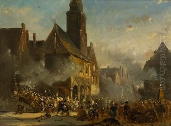 Aufstand Auf Dem Rathausplatz - view 1
