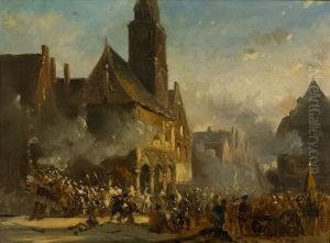 Aufstand Auf Dem Rathausplatz