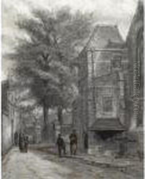 Behind The Westerkerk, Enkhuizen - view 1