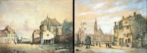 Antwerpen Gezien Vanop Het Vlaams Hoofd - Zicht Op Oude God (mortsel) by Cornelis Springer