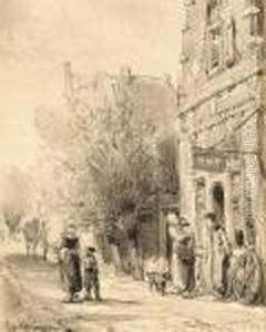 Enkhuizen by Cornelis Springer