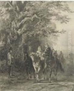 Van Alva, Madzy And Deodaat On Their Way To Haarlem