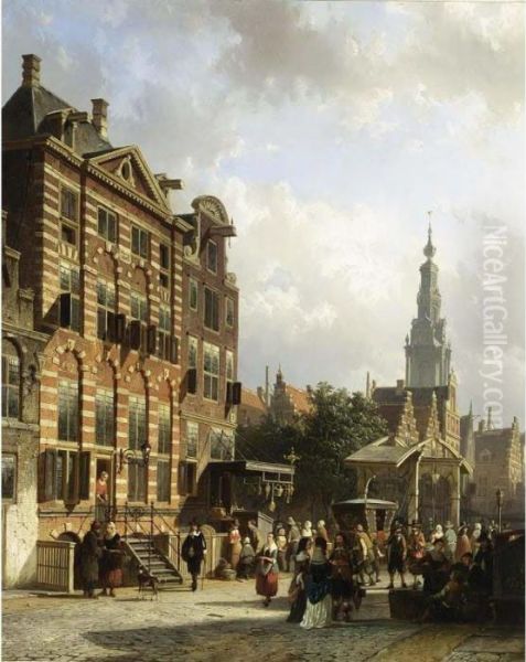 A View Of The Jodenbreestraat With The Rembrandthuis, Amsterdam - view 1