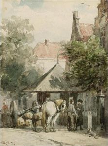 A Street Scene, Abcoude