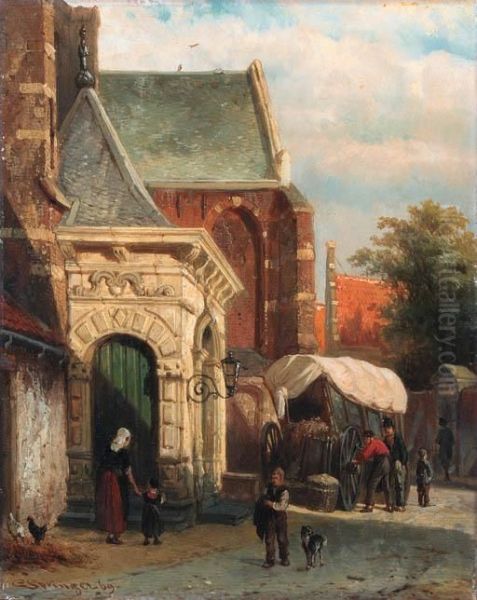 A View Of The South Entrance Of The St. Pancras Church,enkhuizen - view 1