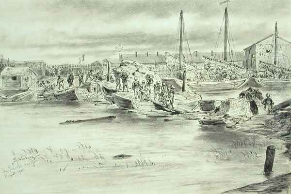 The Pei-Ho Bridge, August 1900 - view 1