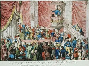 General Sierakowski calling for the Lithuanian Uprising, 1812 by Johann Nepomuk Schonberg