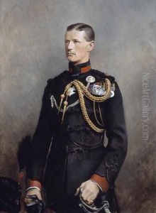 The Hon. Lieutenant Frederick Hugh Sherston Roberts, Kings Royal Rifle Corps, 1901 by Julian Russell Story