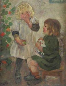 Les deaux fillettes by Tancrède Synave