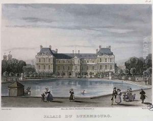 The Luxembourg Palace, 1832 by Bernhard Schmidt
