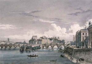 The Pont Neuf, 1832 by Bernhard Schmidt