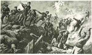 The Capture of the German trenches at Neuve Chapelle