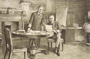 The Navys Nerve Centre Sir Eric Geddes and Sir Rosslyn Wemyss in the First Sea Lords Room