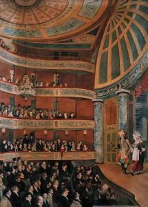 Interior of The Park Theatre, New York City, 1822