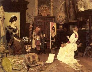 Im Atelier (In The Artist's Studio) by Moritz Stifter