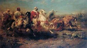 The Attack by Adolf Schreiyer