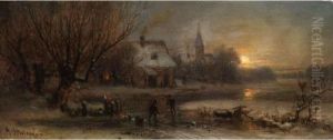 Winterliche Mondlandschaft