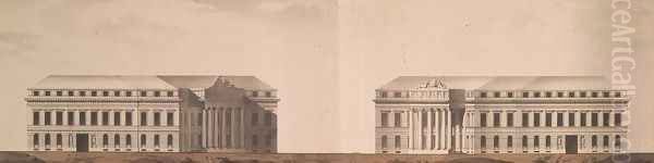 Plan for the square in front of the Admiralty, c.1770 - view 1
