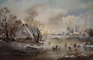 Winterfreuden by Adolf Stademann