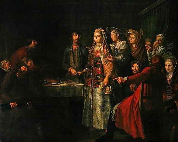 Celebrating the Wedding Agreement, 1777 - view 1